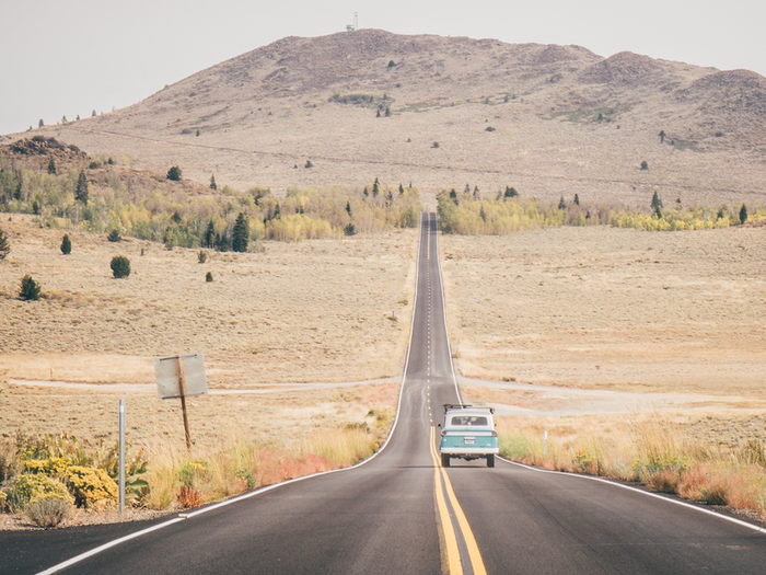 vehicle on a beautiful highway