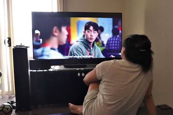 watching Korean drama